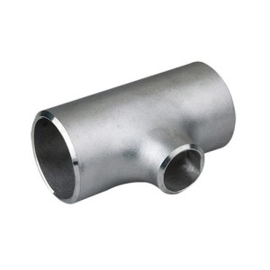 Trójnik redukcyjny bez szwu nierdzewny DN40 średnica 48,3 x 2,6 mm / DN25 średnica 33,7 x 2,6 mm ze stali 1.4571 / 316Ti