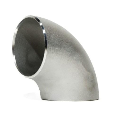 Kolano nierdzewne 90 stopni bezszwowe 1D DN25 fi 33,7 mm x 2,6 mm ze stali 1.4571 / 316Ti